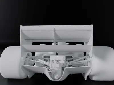 Lotus 98T Low Poly PRINT AND 3D MODEL RACE CAR FORMULA 1  Low-poly 3D model