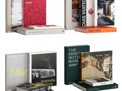 Set of Books 03 3D model