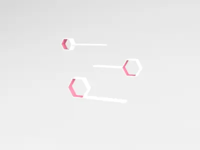 Wall Rack v1 009 Low-poly 3D model