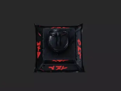 Stylized Floating Soul Lantern Low-poly 3D model