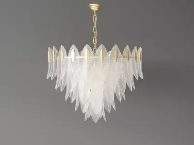 Luxury Chandeliers Set   PBR Textures  Interior Lighting Models 3D model