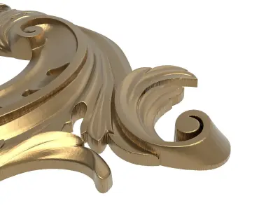 decorative pattern ready for 3D printing 3D model 5