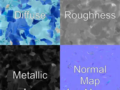 Decorative Ribbon with Floral Element for Gymnastics Low-poly 3D model