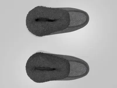 Bedroom slippers cozy 3D model