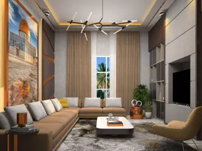 Living Room 2021 3D model