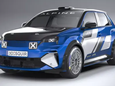 Alpine A290 Rallye 2026 3D model