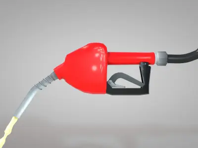 Fuel Nozzle Red 3D model