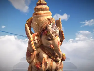 Character - Ganesha Statue 3D print model