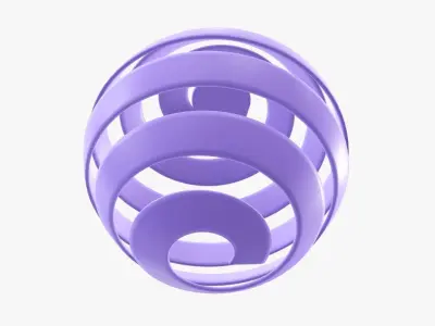 Christmas tree decoration toy 08 3D model