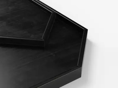 Serving Tray Low-poly 3D model