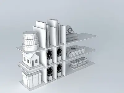 decorative shelf decorative shelf  Free 3D model