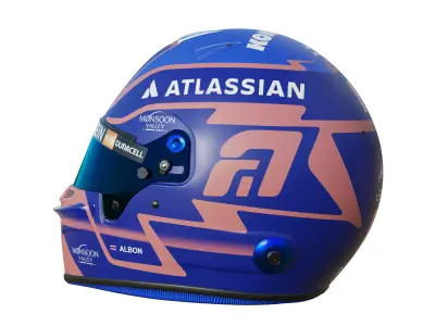 F1 Alex Albon Helmet 2025 3D model