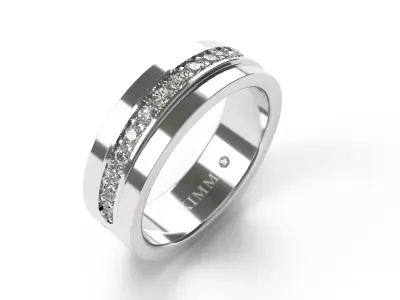 Ring 0136 Woman all sizes 3D print model