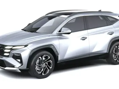 Hyundai Tucson 2025 with Interior 3D model