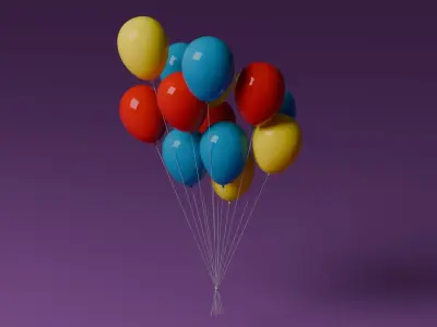 Baloons 3D model