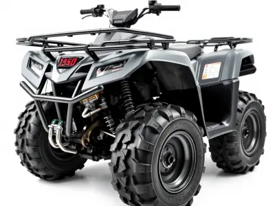 OffRoad Quad Bike with Reinforced Bumpers model pack Low-poly 3D model