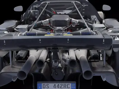 Ferrari Enzo Sport Car 3D model