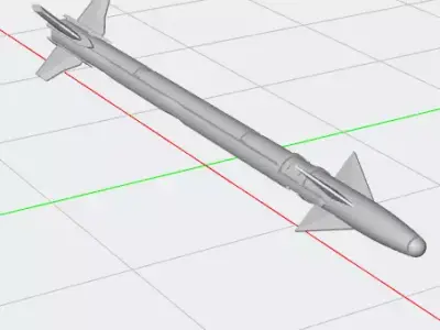 AIM-9X Sidewinder  3D print model