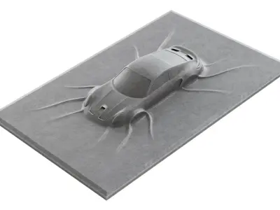 Abstract sculpture by Stephan Siebers 3D model