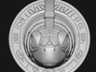 turtle 3D print model