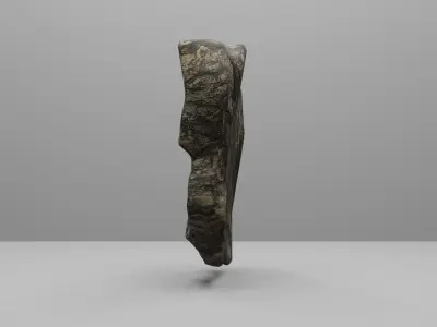 Stone sculpture Free low-poly 3D model