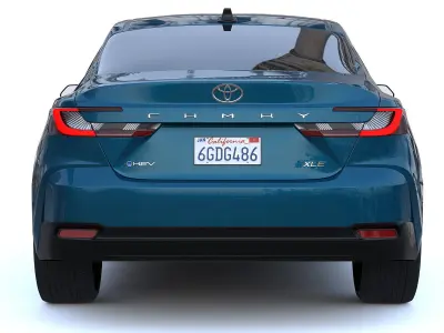 Toyota Camry Hybrid XLE 2025 3D model