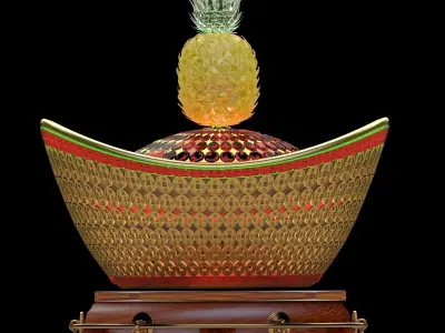 Chinese Gold Ingot  3D model