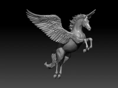 Pegasus poses 08 3D print model