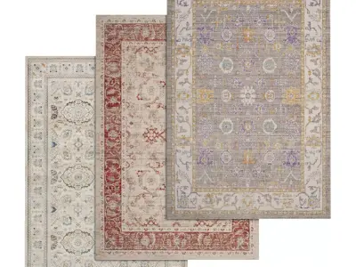 Rug Set 524 3D model