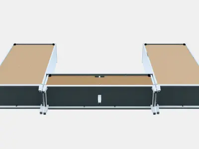 IDANAS TV storage combination 3D model