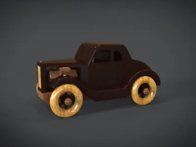 1935 Five-Window Hot Rod 3D print model