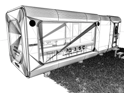 capsule room -A6 3D model