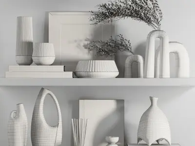 Decorative set03 3D model