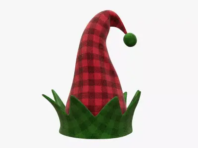Elf hat Christmas 3D model