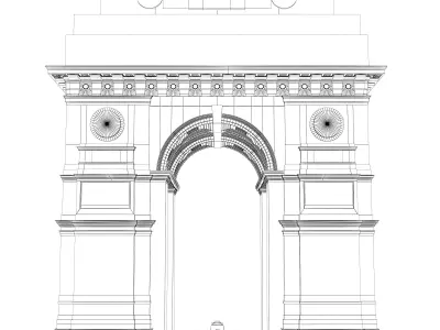 India Gate  3D model