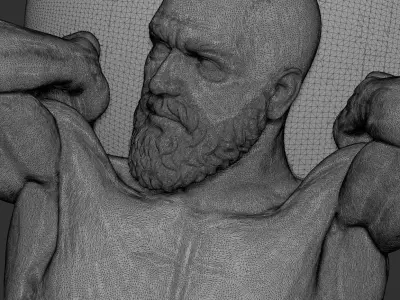 Atlas Statue printable 3D print model