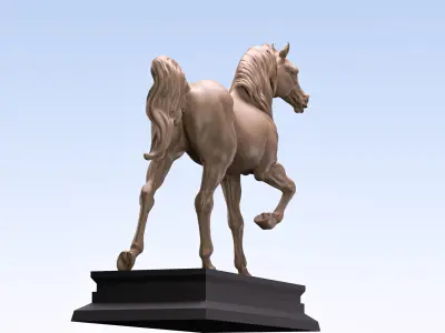 Arabian horse 2 3D print model