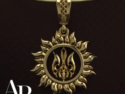 Ukrainian Trident 3D print model