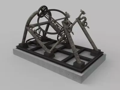 Korean Astronomical Instrument Gani  3D Model  3D model