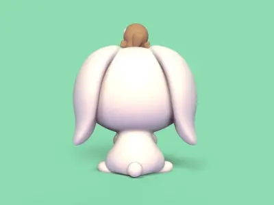 Bunny Bird 3D print model