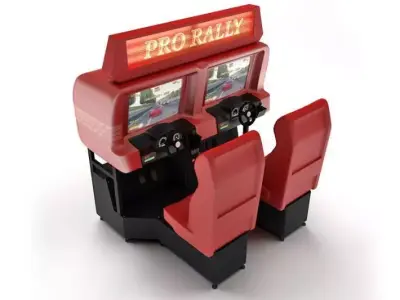 Rally Game Machine 3D model