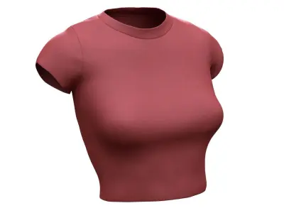 Tshirt 60 - All MH Bodies - UE5 Skeletons - Rigged Low-poly 3D model