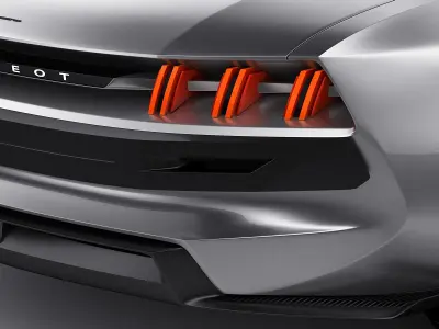 Peugeot E-Legend Concept 3D model