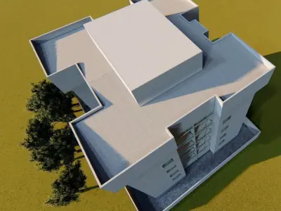 Architectural and hydrosanitary  - Arquitetura e hidros REVIT  3D model