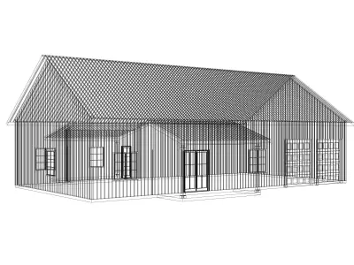 Barndominium House 09 -Archimple LLC 3D model