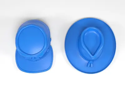 Western Hats 3D print model