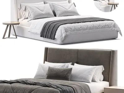 Berlin Bed By Rozetka Low-poly 3D model