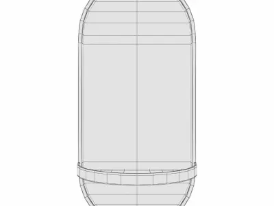 Ernst Beveled Accent Mirror 3D model