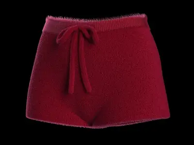 Plush short 3D model