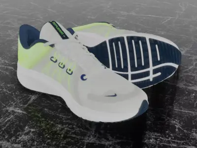 NIKE QUEST 4 3D SHOES 3D model